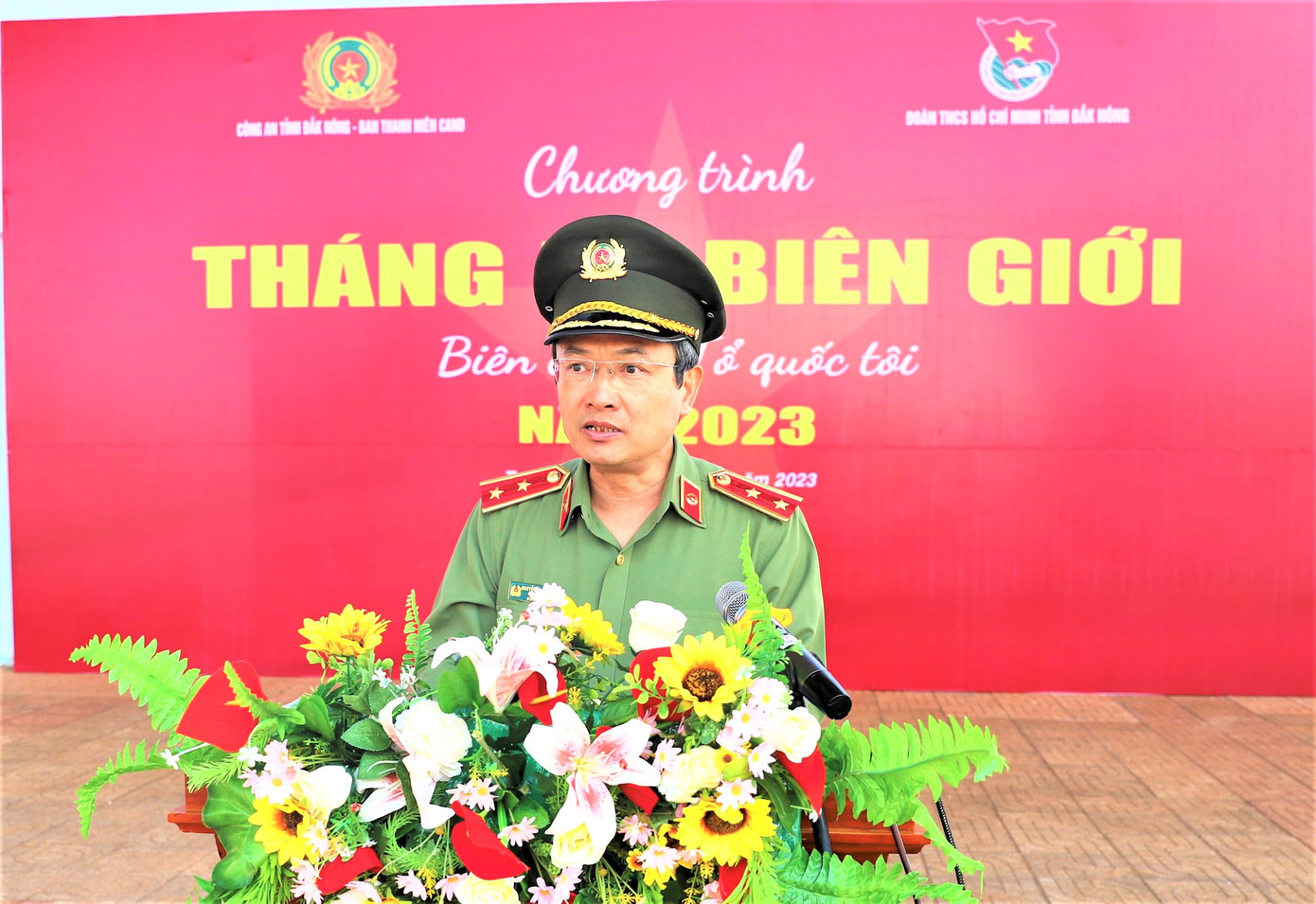 Trung tướng Nguyễn Ngọc Toàn phát biểu