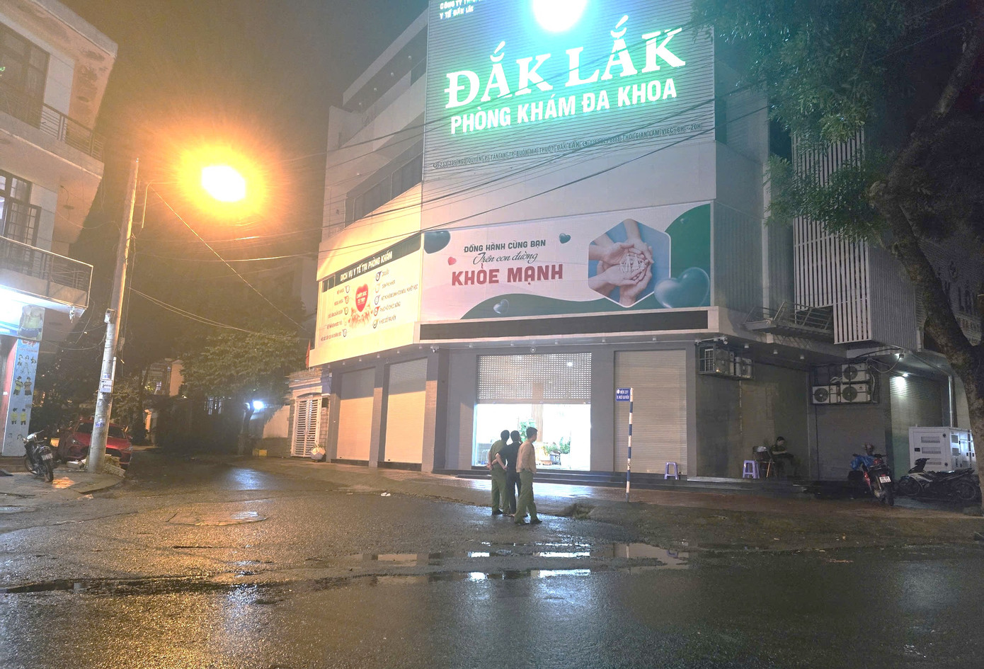 Lực lượng công an đã có mặt tại Phòng khám đa khoa Đắk Lắk