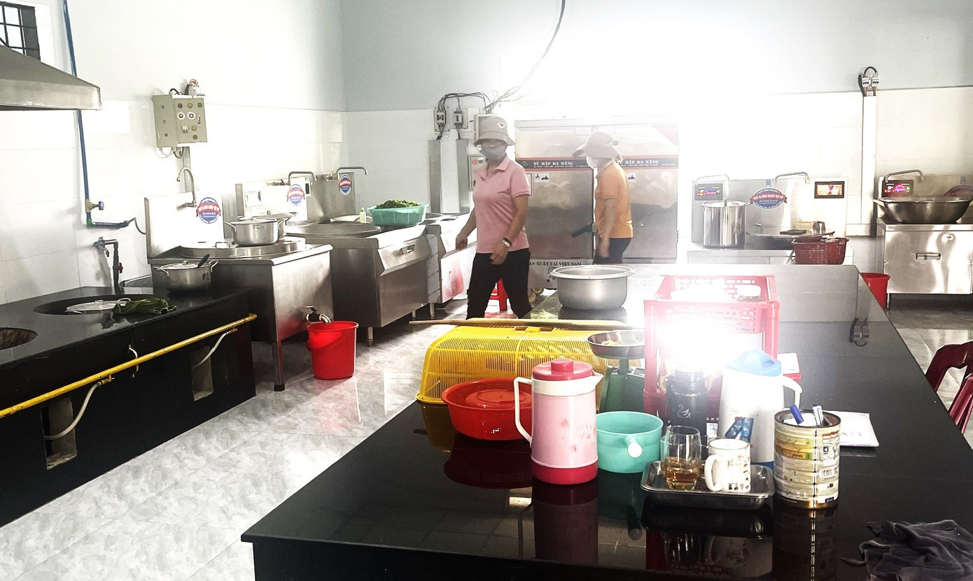 Khu vực bếp của Trung tâm Bảo trợ xã hội