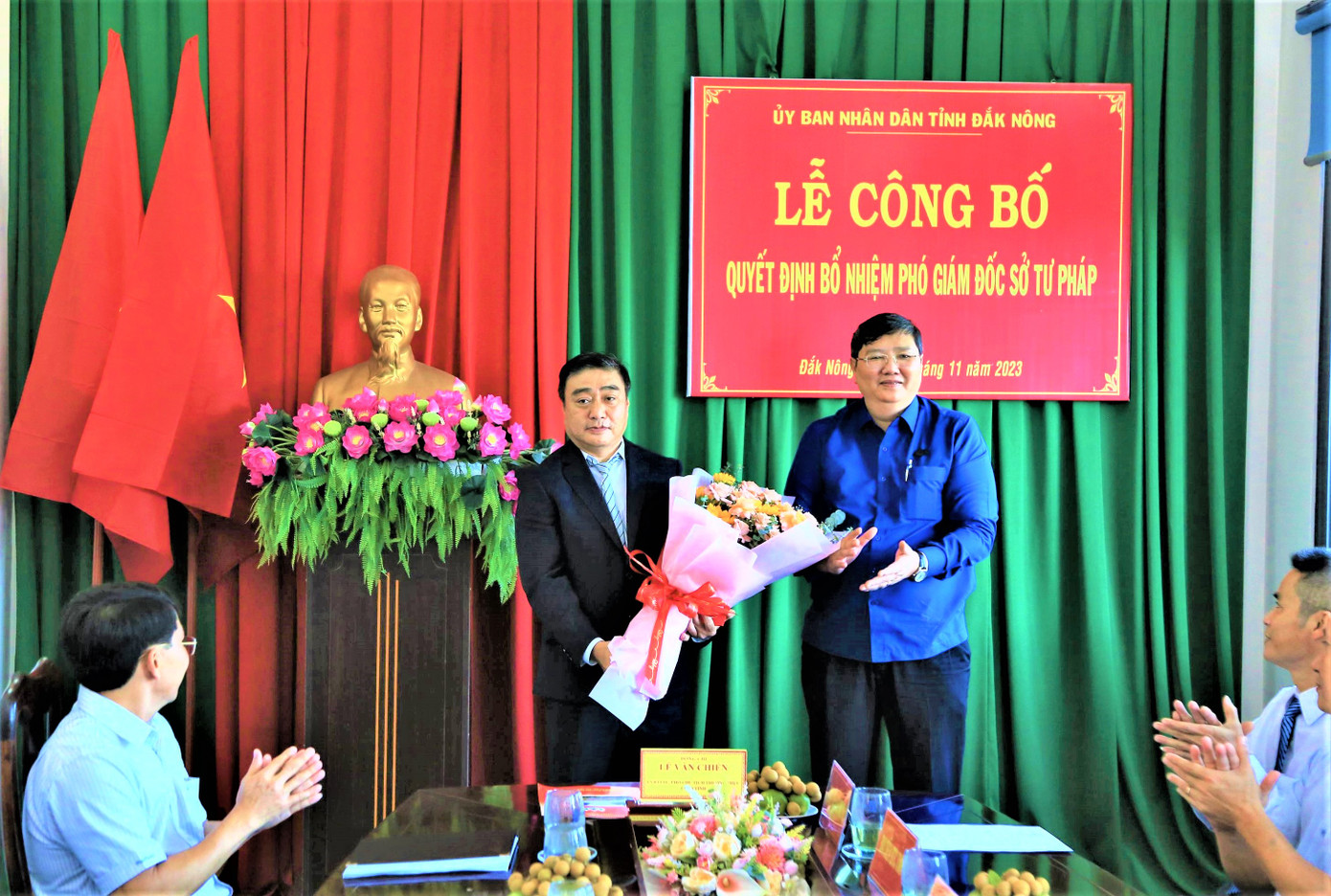 Ông Dương Tín Hòa giữ chức Phó Giám đốc Tư pháp tỉnh Đắk Nông Ông Dương Tín Hòa giữ chức Phó Giám đốc Tư pháp tỉnh Đắk Nông