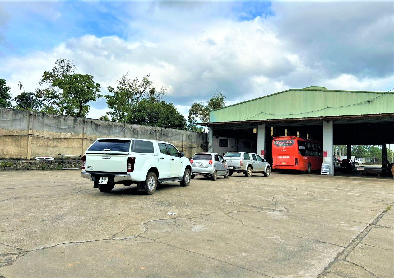 Lượng xe đến kiểm định tại Trung Tâm đăng kiểm xe cơ giới 47-02D