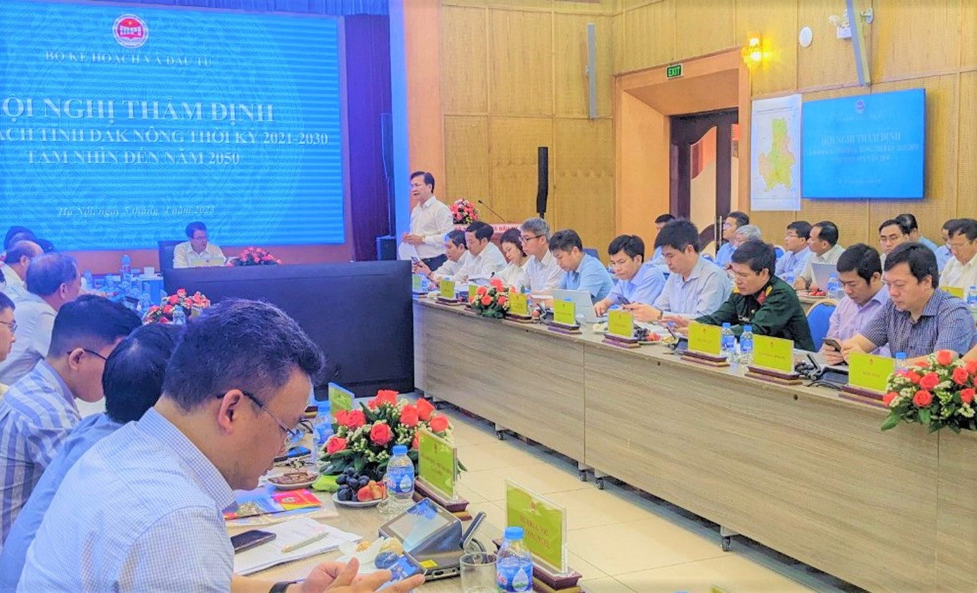 Hội đồng thẩm định quốc gia tổ chức thẩm định quy hoạch tỉnh Đắk Nông.