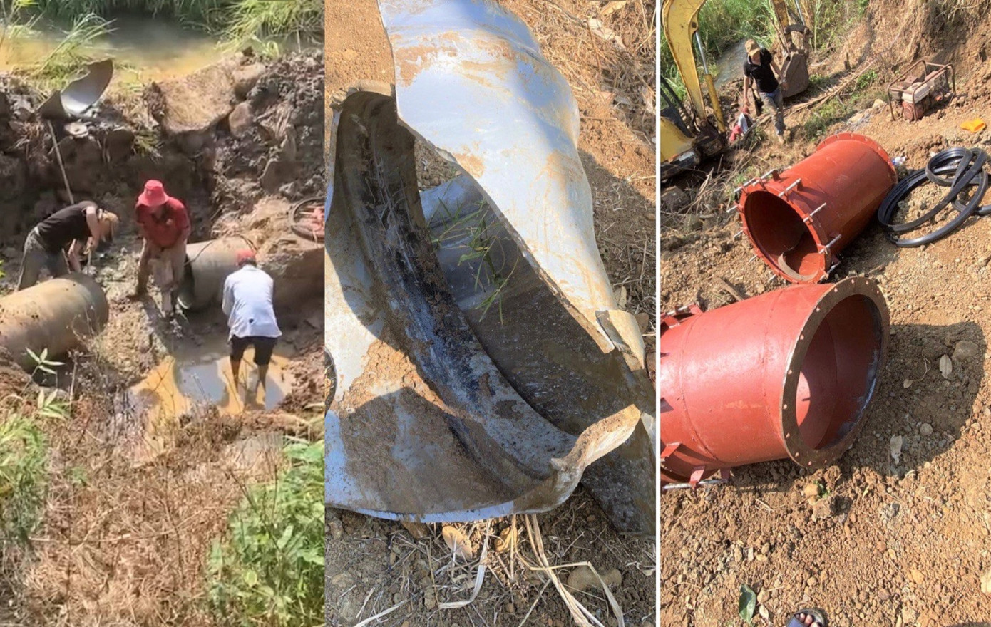 Dự án này từng 13 lần gặp sự cố rò rỉ, vỡ ống