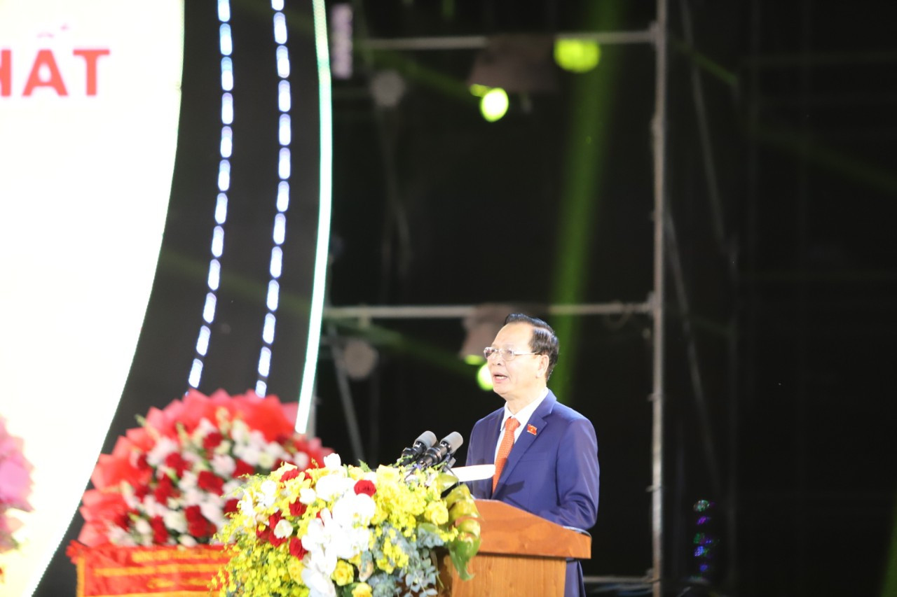 Bí thư Tỉnh uỷ Ngô Thanh Danh phát biểu tại lễ kỷ niệm. Ảnh: D.Phong Bí thư Tỉnh uỷ Ngô Thanh Danh phát biểu tại lễ kỷ niệm. Ảnh: D.Phong