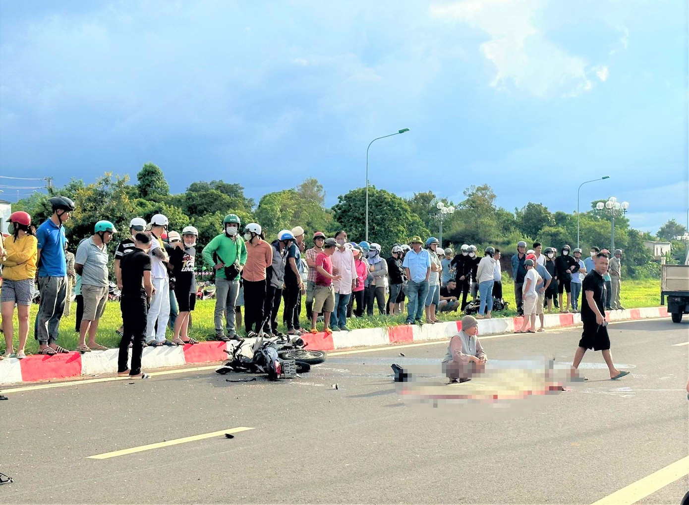 Hiện trường vụ tai nạn