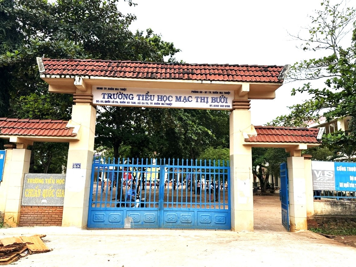 Trụ sở Trường Tiểu học Mạc Thị Bưởi Trụ sở Trường Tiểu học Mạc Thị Bưởi