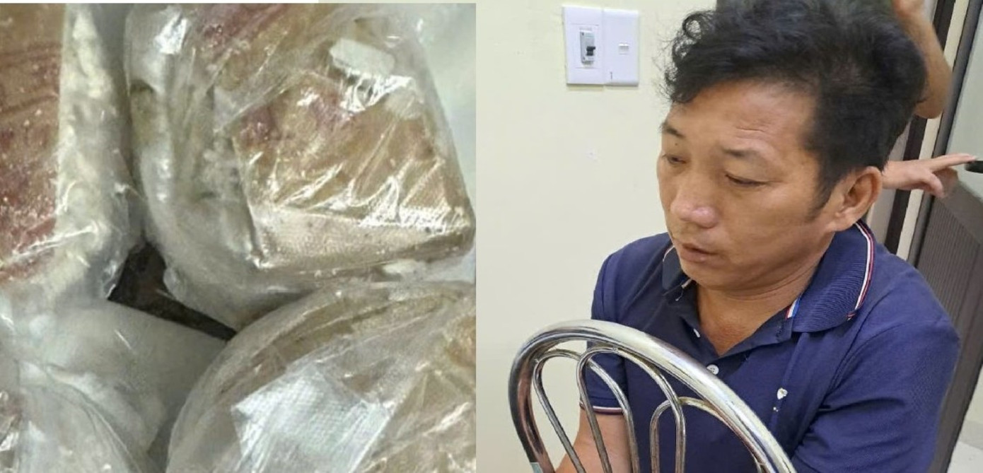 Một đối tượng trong đường dây cùng tang vật trong vụ án vận chuyển, mua bán ma tuý Một đối tượng trong đường dây cùng tang vật trong vụ án vận chuyển, mua bán ma tuý