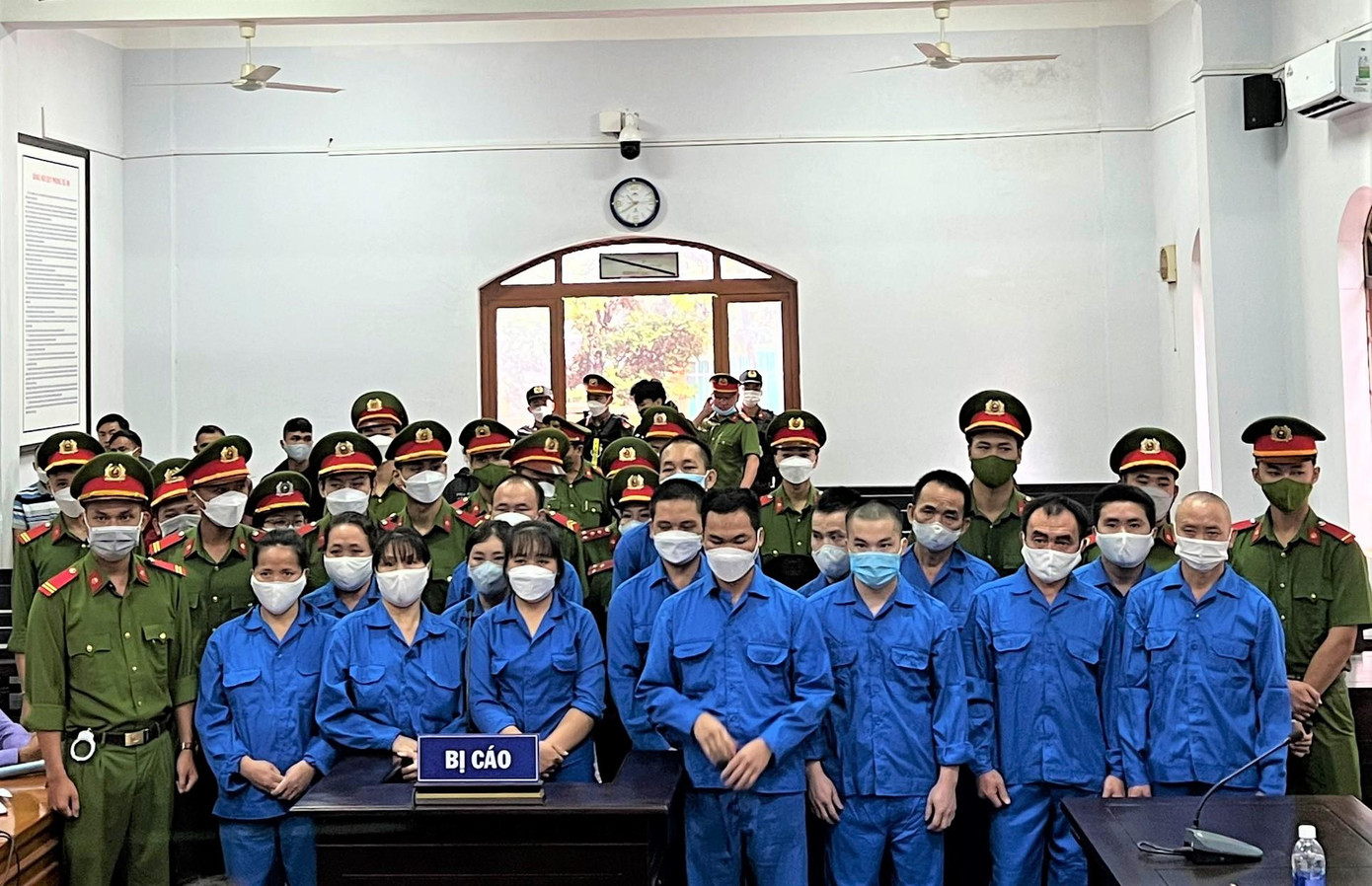 Các bị cáo trong vụ án Các bị cáo trong vụ án