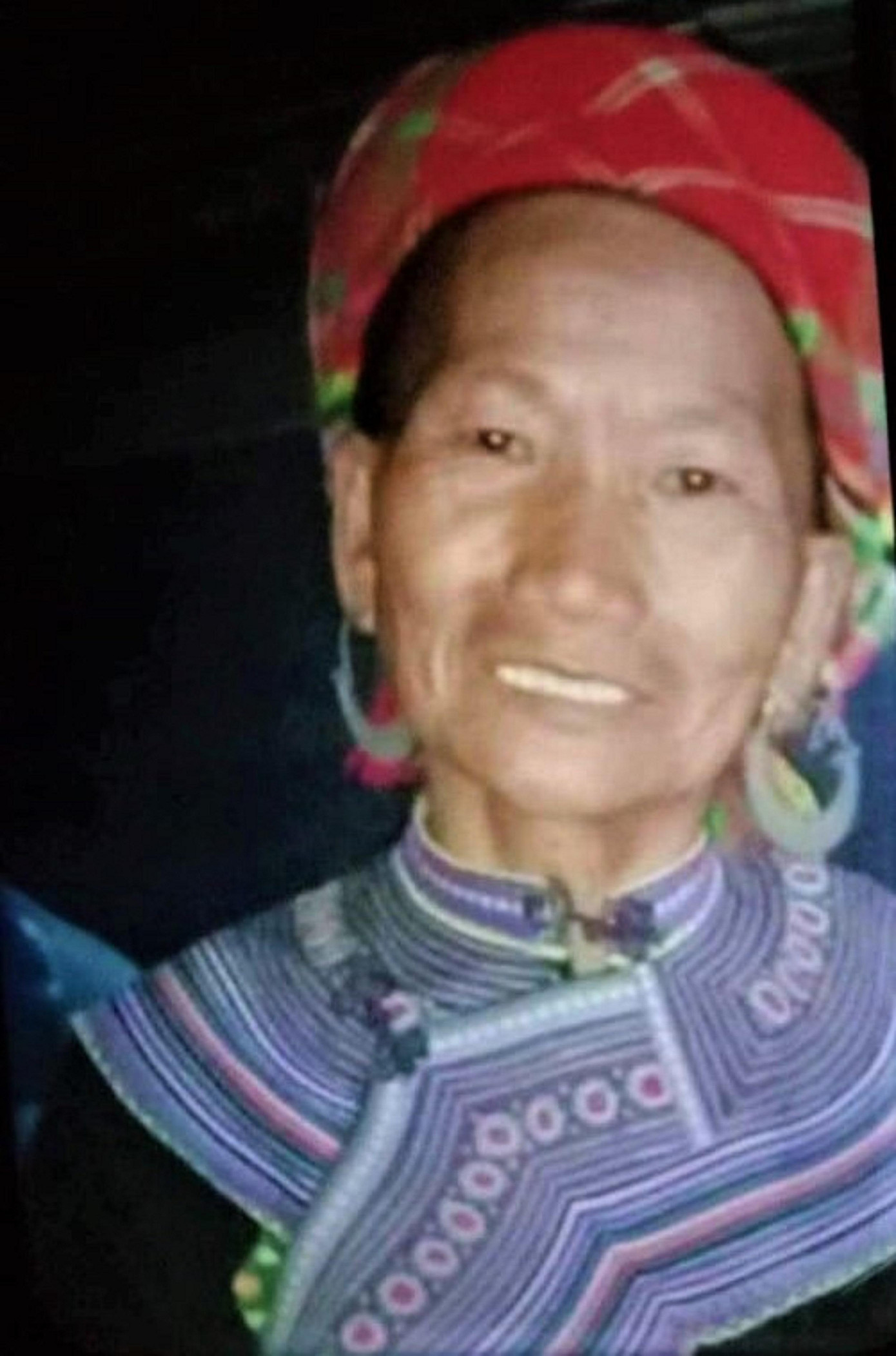 Đối tượng Vừ Thị Sáng. Ảnh công an Đối tượng Vừ Thị Sáng. Ảnh công an