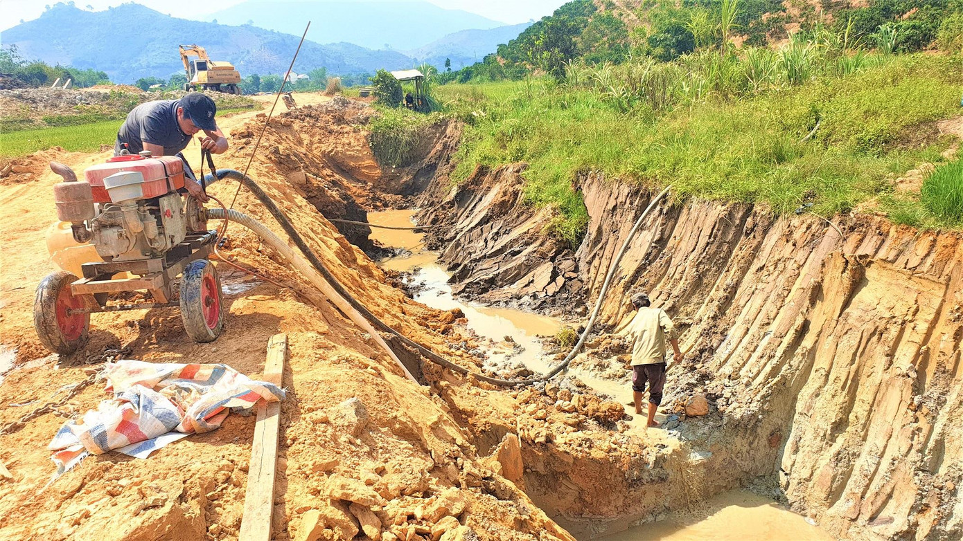 Tuyến kênh trong dự án nằm sâu dưới lòng đất