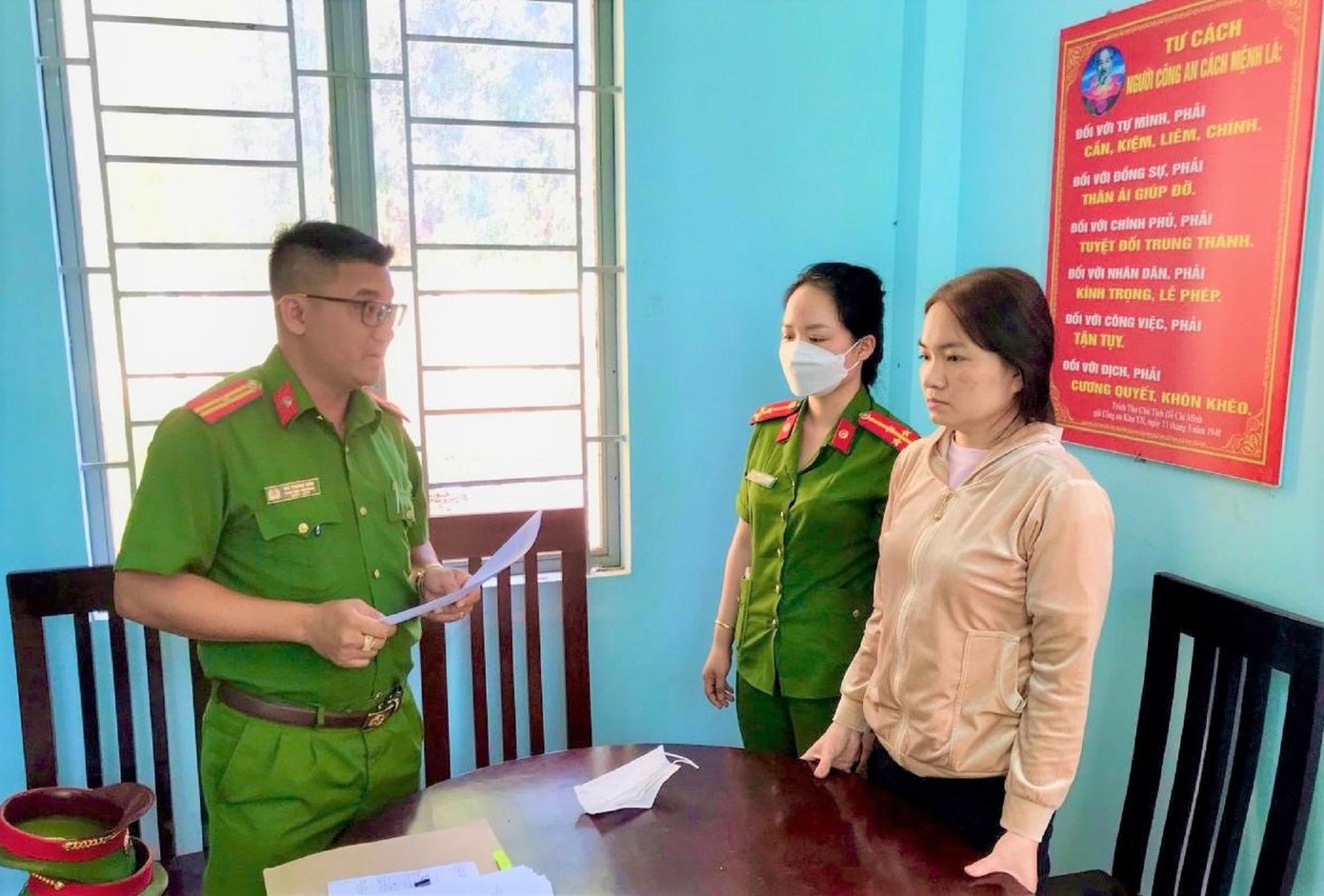 Bị can Nguyễn Thị Dung Bị can Nguyễn Thị Dung