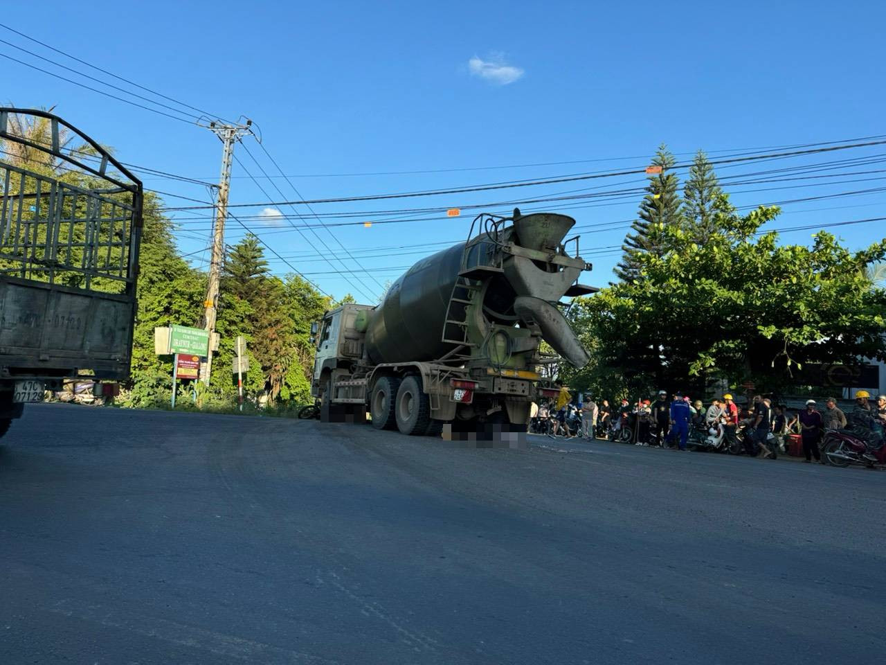 Hiện trường vụ tai nạn