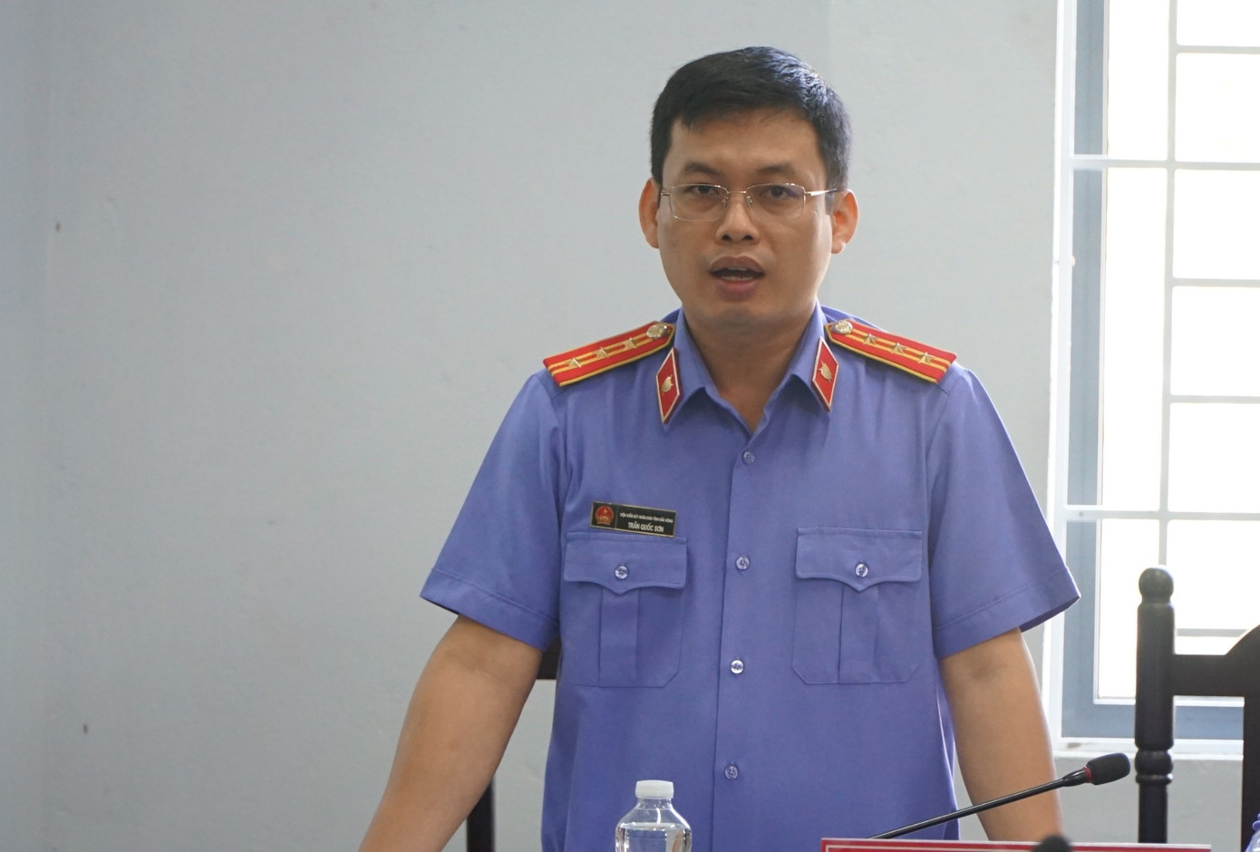 Đại diện VKSND giữ quyền công tố tại toà