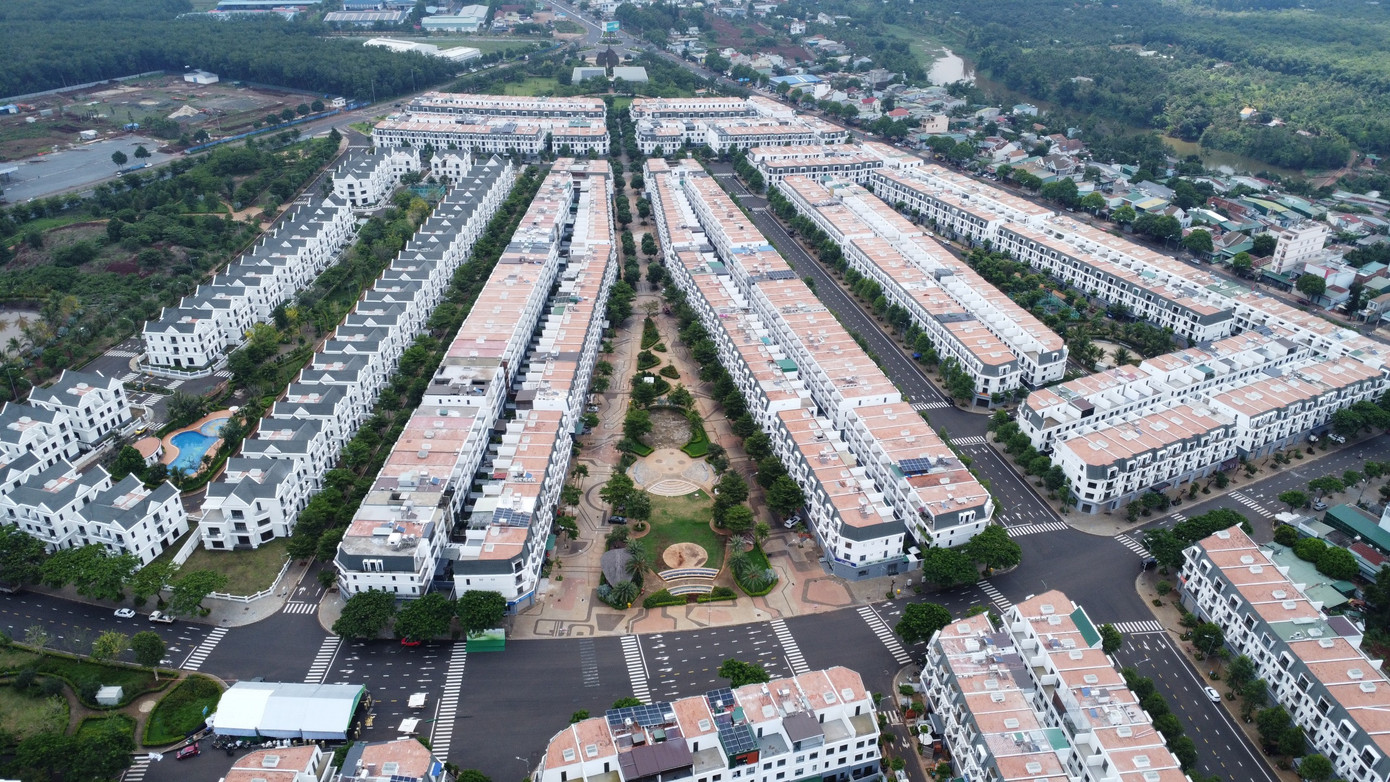 Khu đô thị EcoCity Premia ở Đắk Lắk nhìn từ trên cao Khu đô thị EcoCity Premia ở Đắk Lắk nhìn từ trên cao