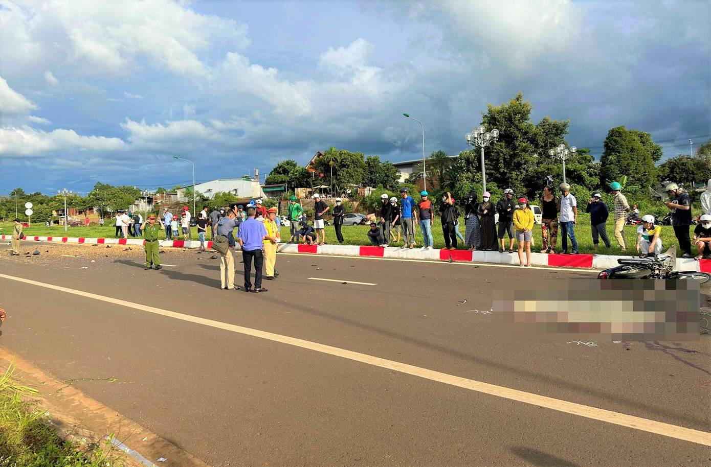 Hiện trường vụ tai nạn Hiện trường vụ tai nạn