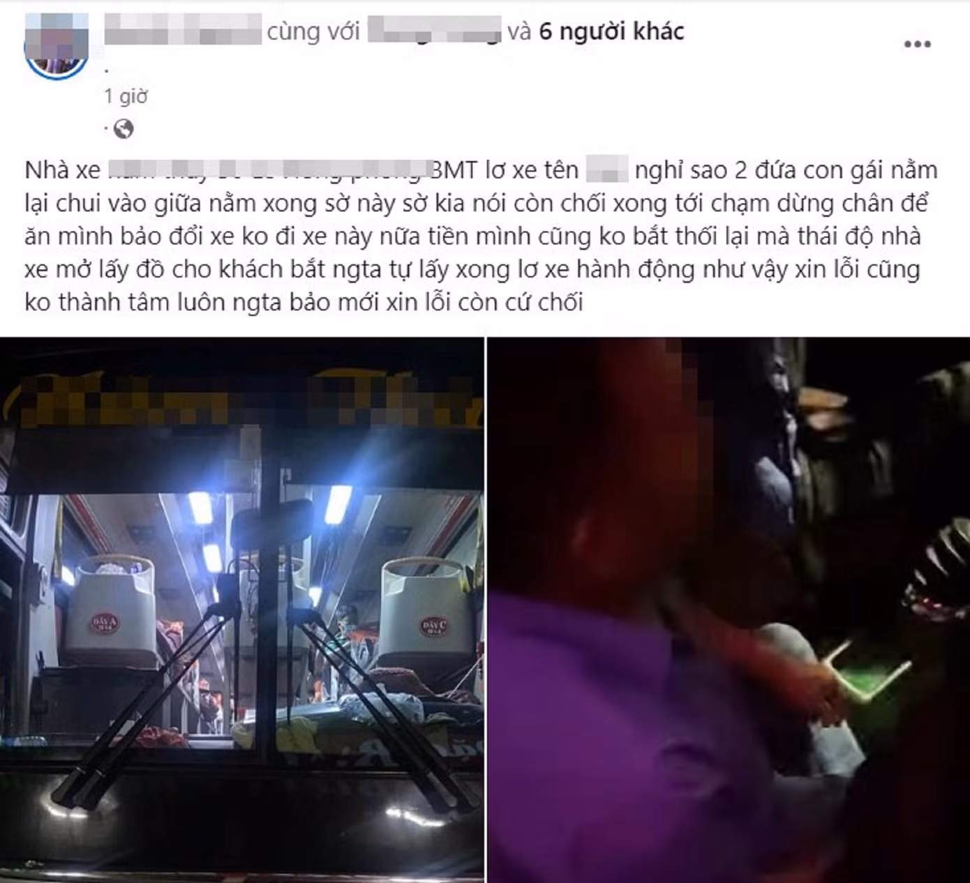 Vụ việc được chị Q. chia sẻ lên mạng xã hội facebook