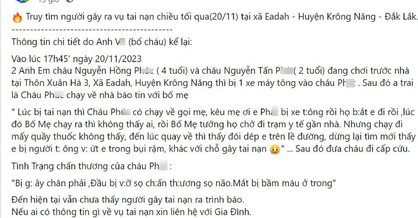 Thông tin được lan truyền trên mạng facebook