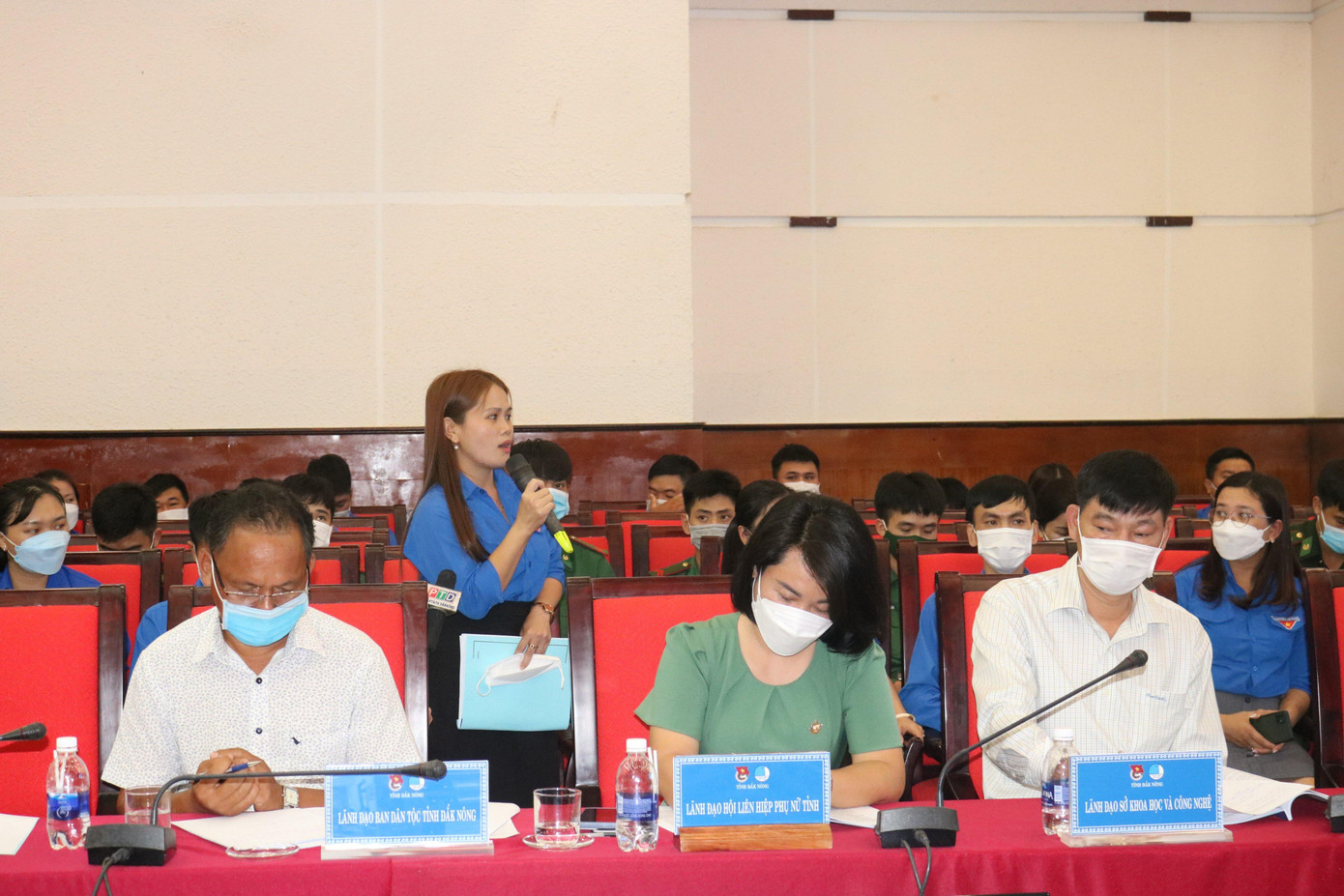 Đại diện thanh niên tỉnh Đắk Nông đặt vấn đề trong buổi đối thoại