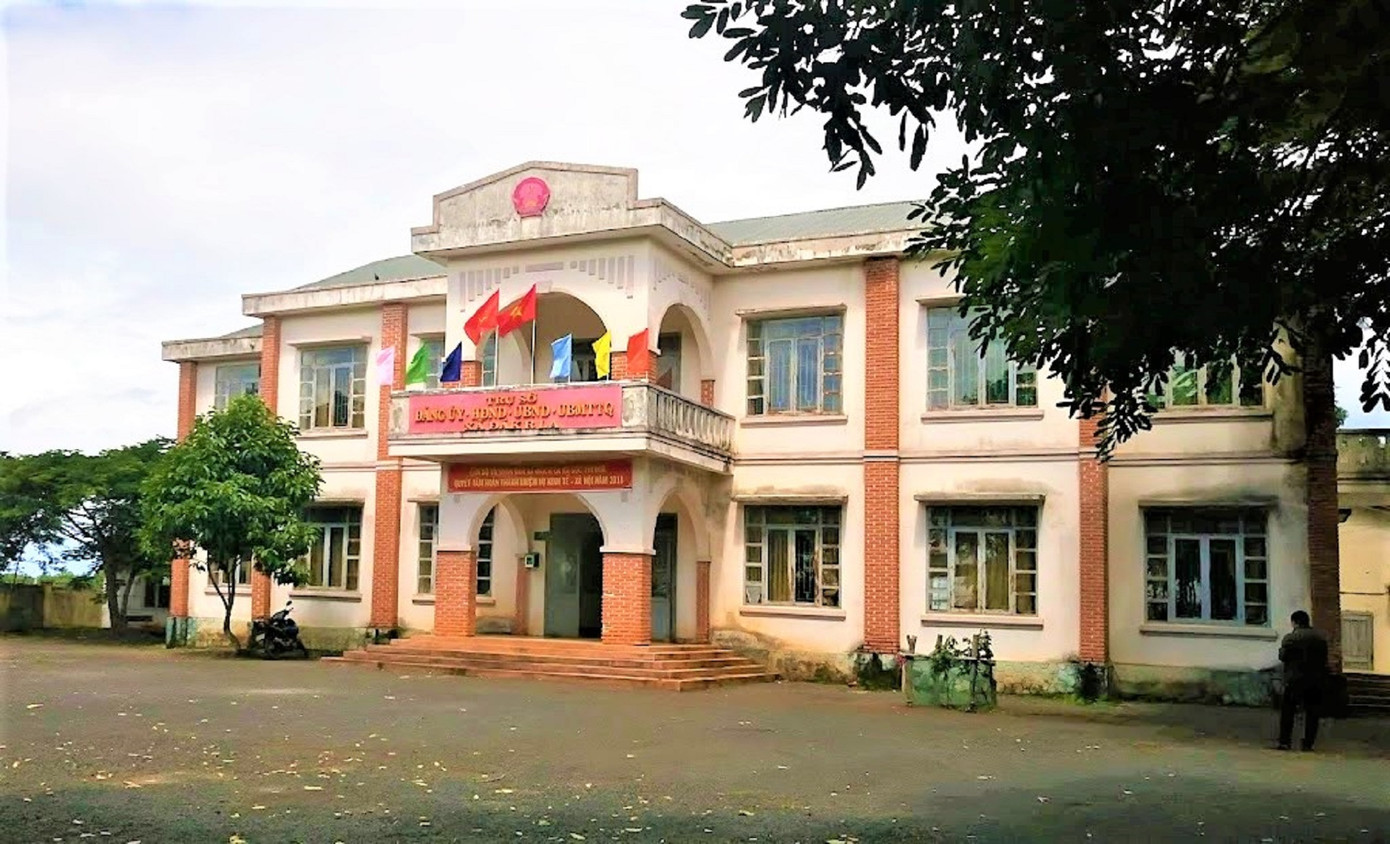 UBND xã Đắk R'la- nơi ông Phúc công tác