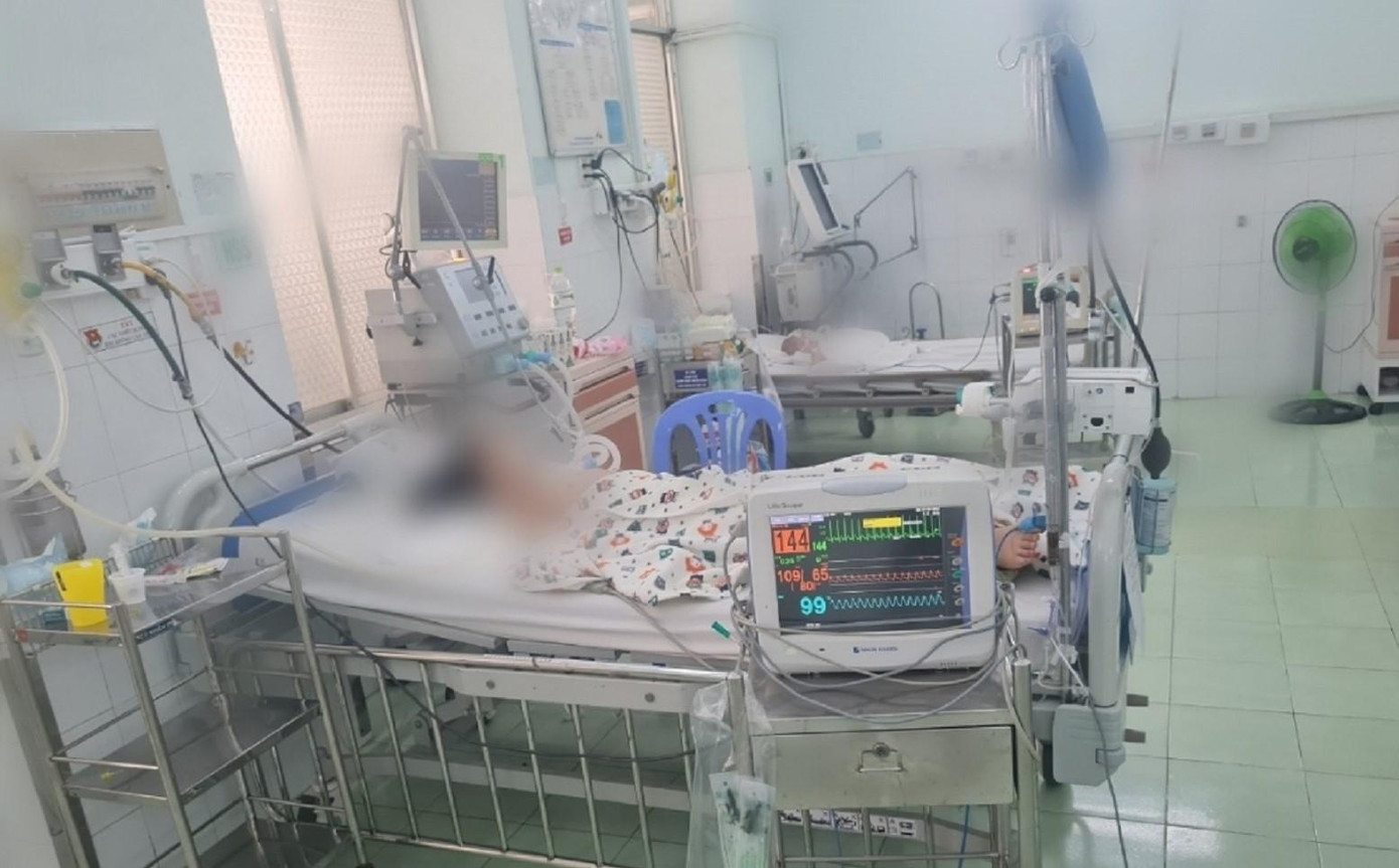 Cháu N. thời gian được điều trị tại Bệnh viện Nhi Đồng 2