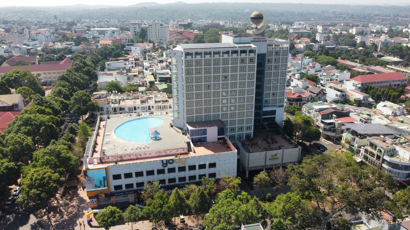 Dự án Trung tâm Thương mại Phú Xuân nhìn từ trên cao