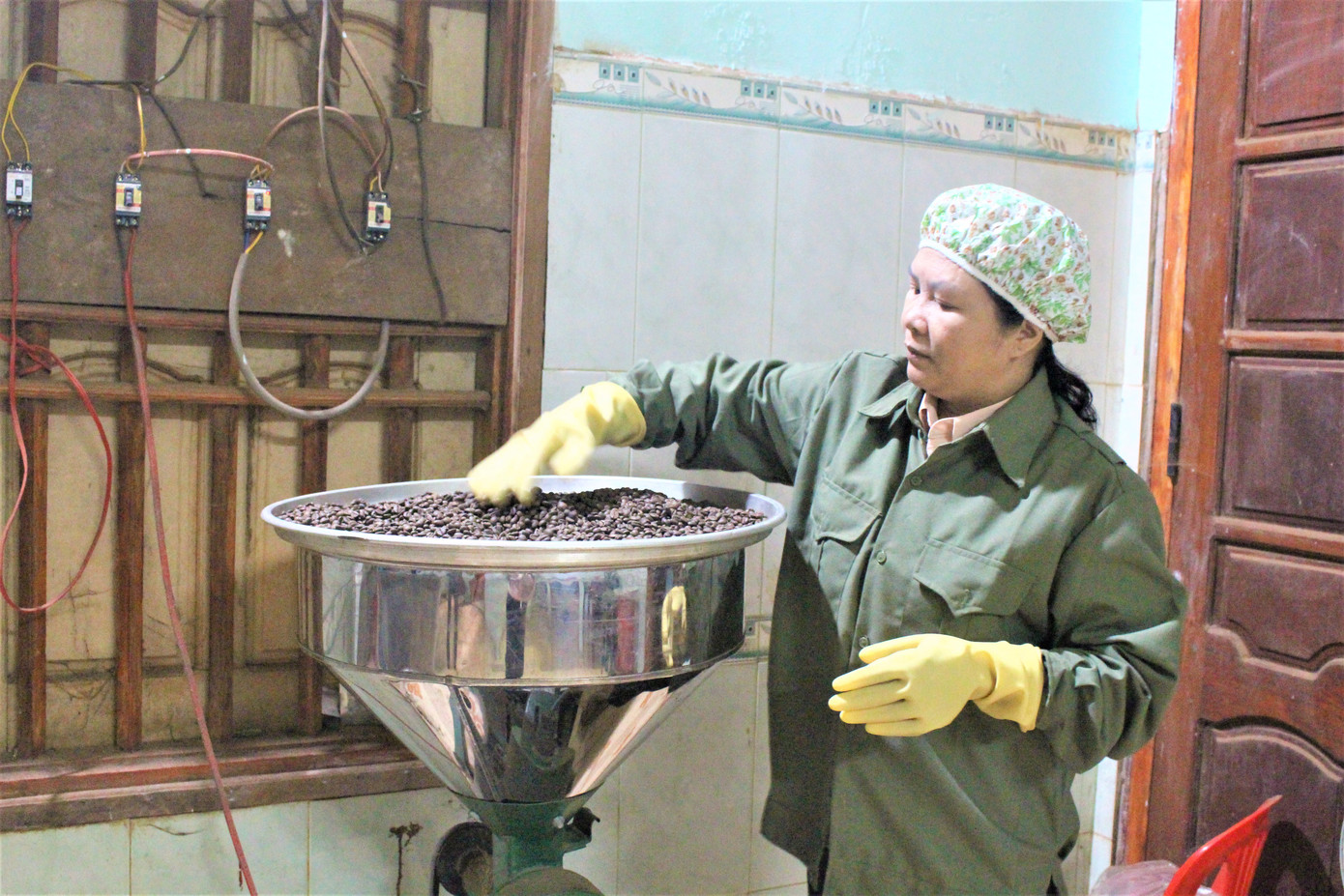 Sản phẩm cà phê của HTX Sản xuất nông nghiệp Ea Wy được nhiều nhà rang xay lựa chọn