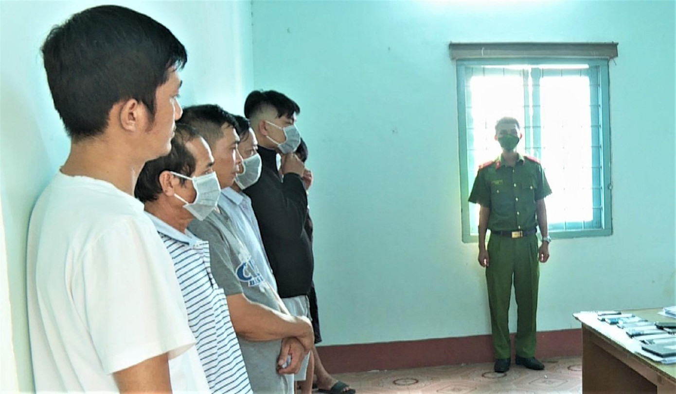 Các đối tượng liên quan trong đường dây cá độ bóng đá Các đối tượng liên quan trong đường dây cá độ bóng đá