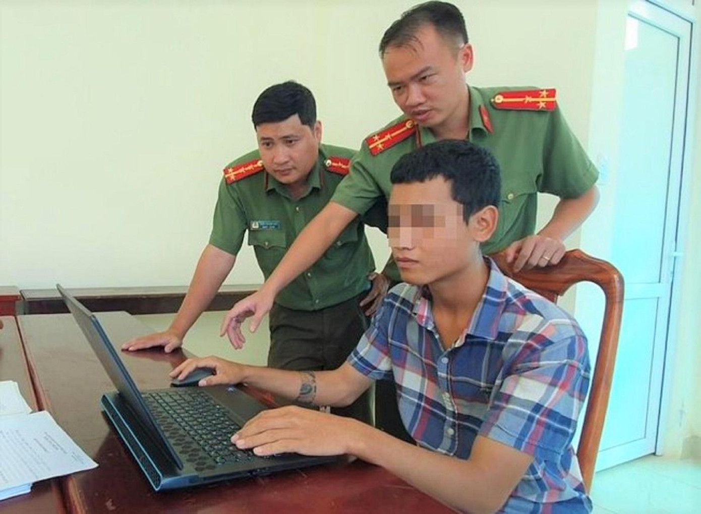 Y'H.B. đã 'đánh sập' website của nhiều cơ quan, doanh nghiệp, trường học trong và ngoài tỉnh Đắk Lắk.