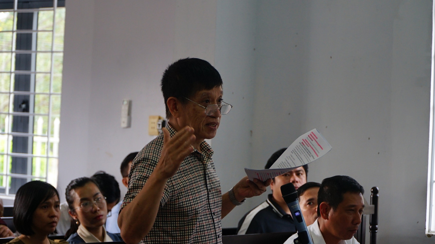 Đại diện đơn vị giám định trả lời trong phần xét hỏi Đại diện đơn vị giám định trả lời trong phần xét hỏi