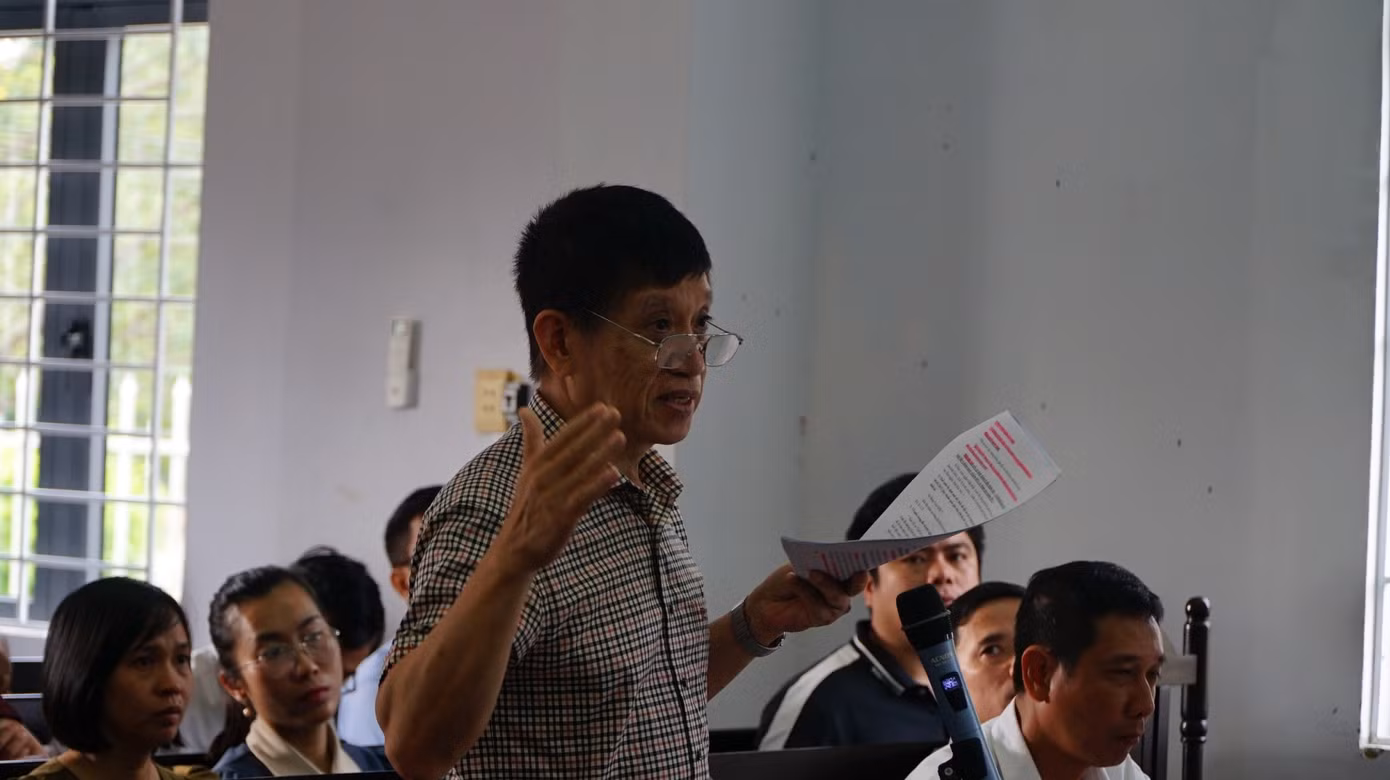 Đại diện đơn vị giám định trả lời trong phần xét hỏi