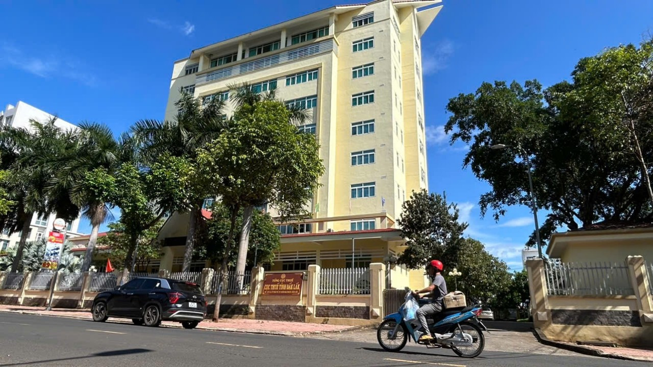 Trụ sở Cục thuế tỉnh Đắk Lắk.