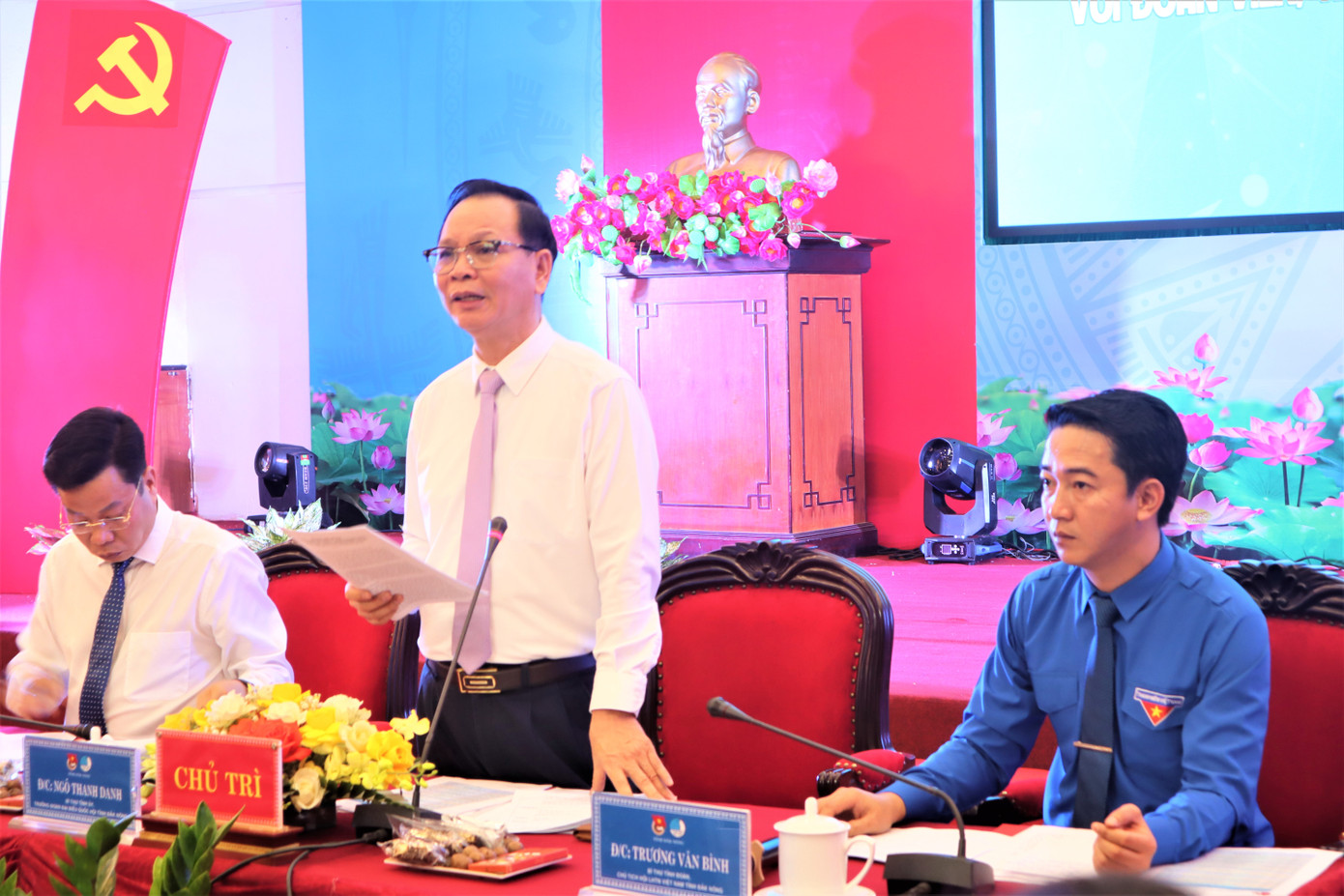 Ông Ngô Thanh Danh - Bí thư Tỉnh ủy Đắk Nông chia sẻ tại cuộc đối thoại