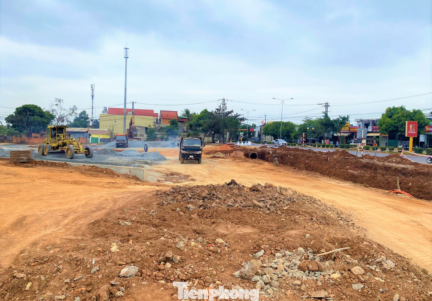 Hình ảnh dự án chiều 31/12/2022 - tức ngày được lệnh thông xe kỹ thuật