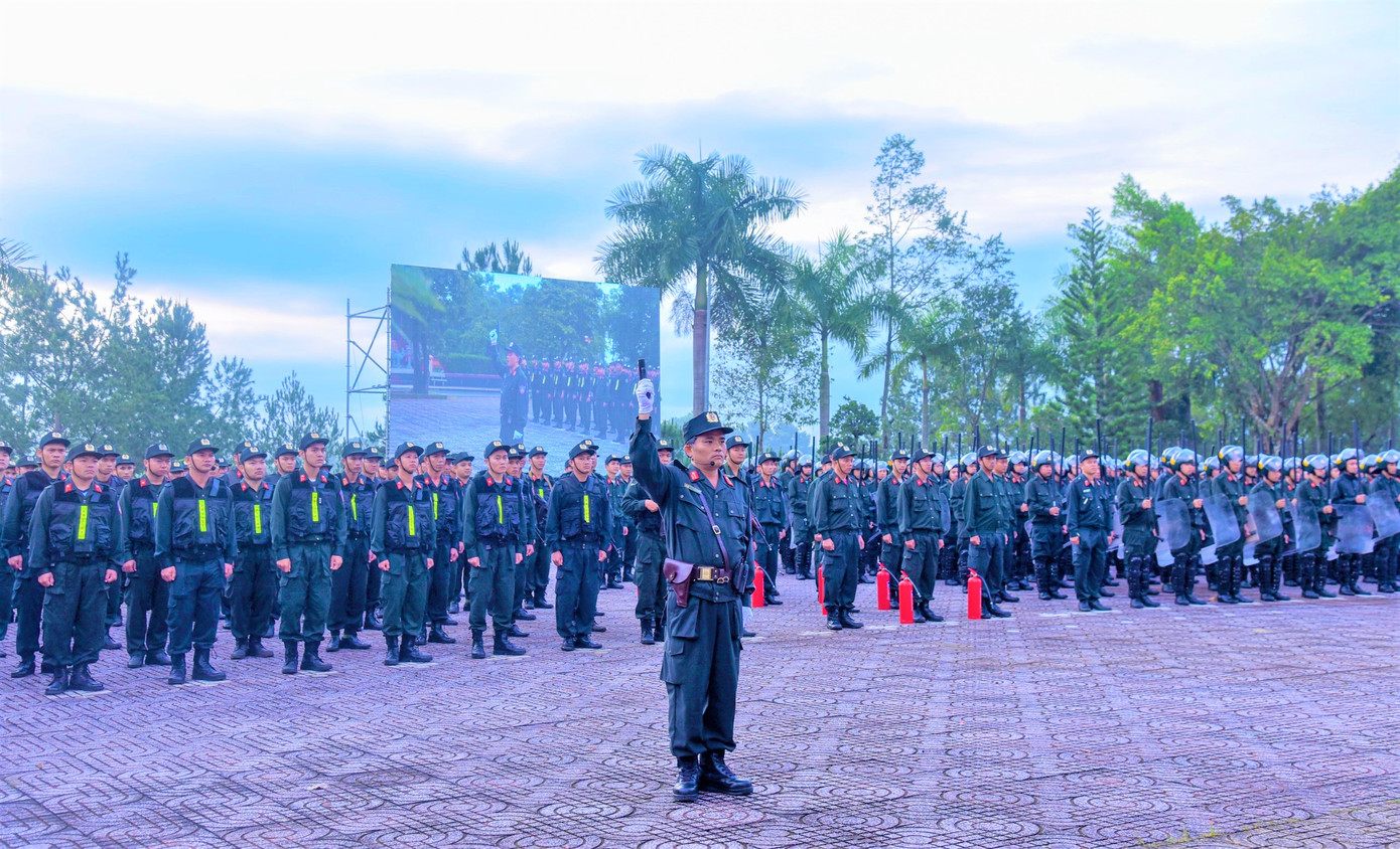 Lực lượng CSCĐ dự bị chiến đấu tham gia diễn tập Lực lượng CSCĐ dự bị chiến đấu tham gia diễn tập