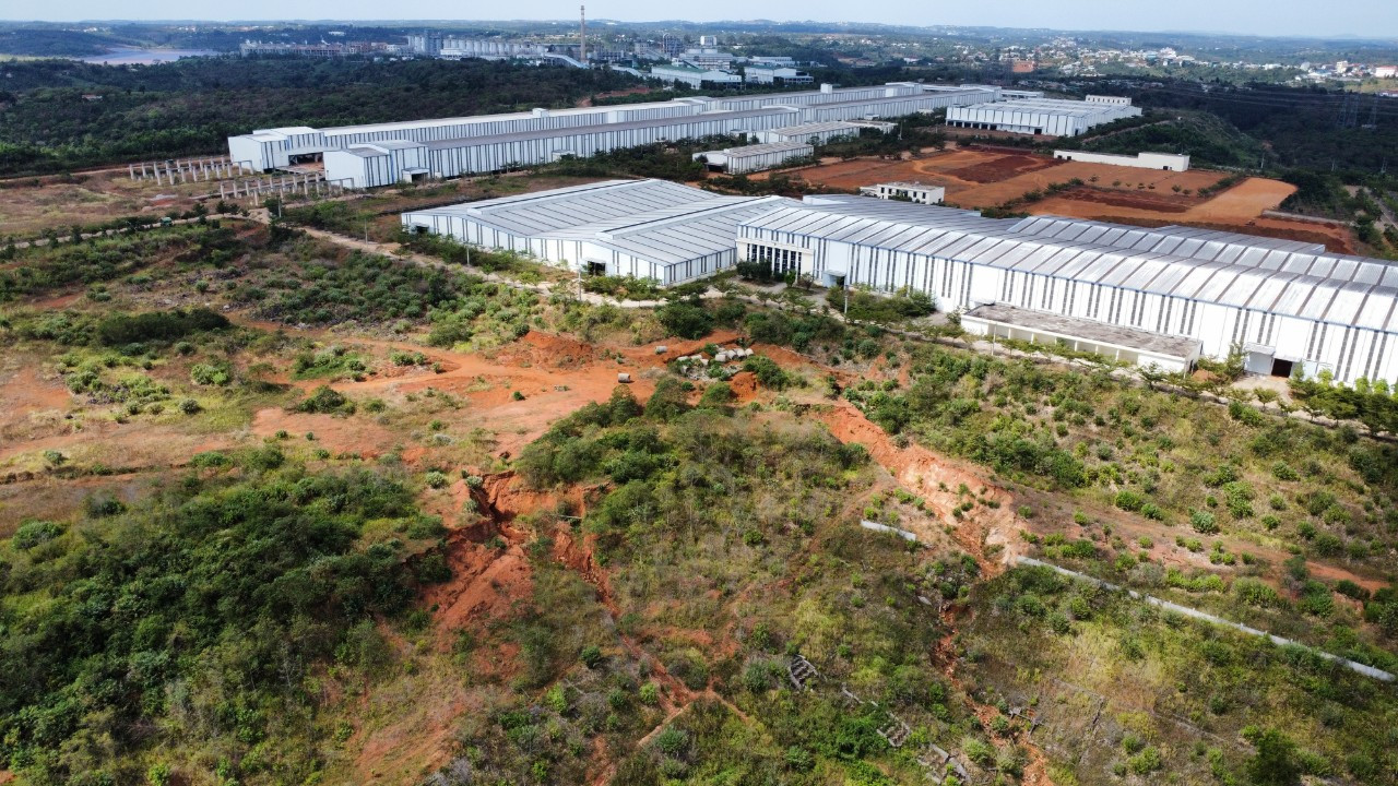 Dự án đã hoàn thiện xong phần xây dựng các hạng mục và hạ tầng kỹ thuật.