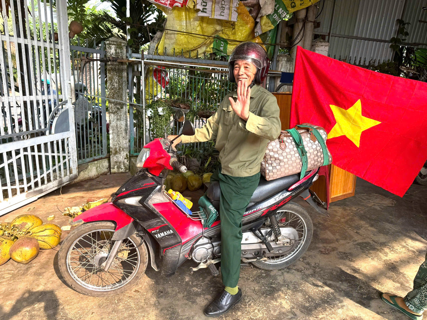 Cựu binh Nguyễn Văn Tính.