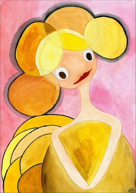 Một tác phẩm của Trần Nữ Vương Linh.