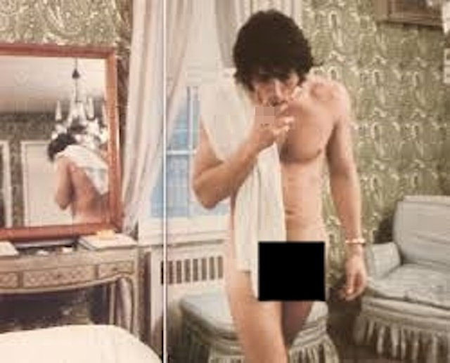 Stallone khỏa thân trong The Party at Kitty and Stud's. Ảnh cắt từ video.