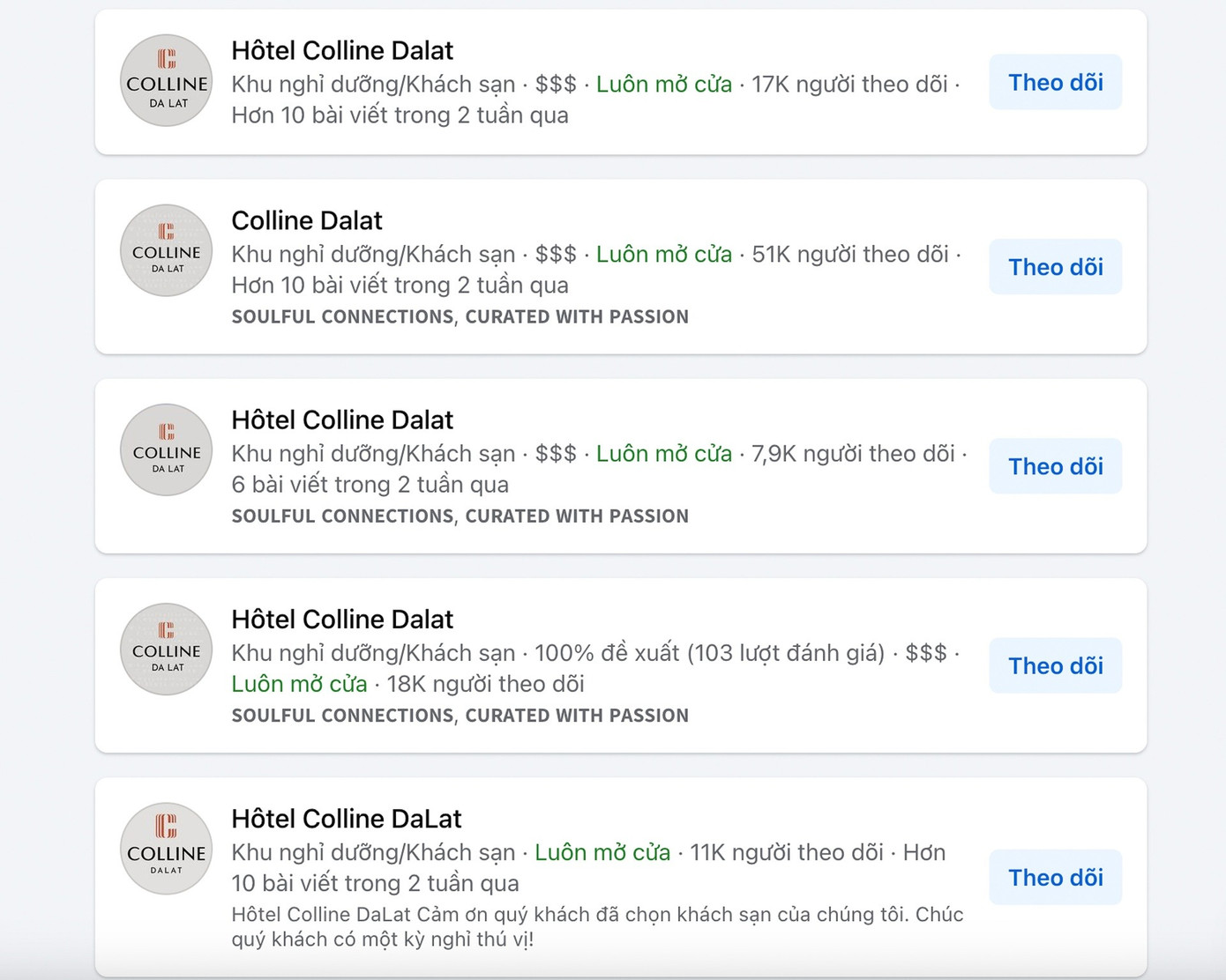 Hàng chục trang giả mạo khiến doanh nghiệp "đau đầu". Hàng chục trang giả mạo khiến doanh nghiệp "đau đầu".