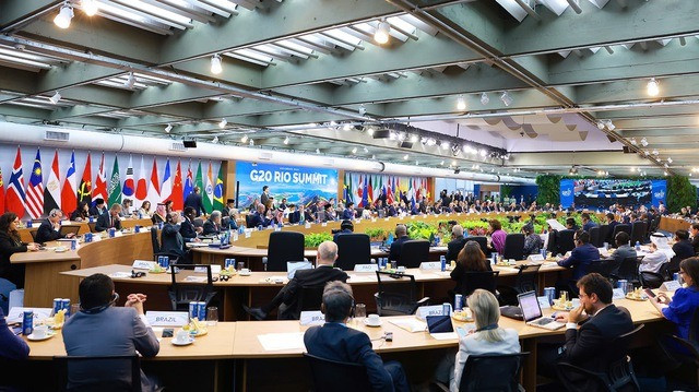 Hội nghị thượng đỉnh G20 năm 2024. Ảnh: Nhật Bắc. Hội nghị thượng đỉnh G20 năm 2024. Ảnh: Nhật Bắc.