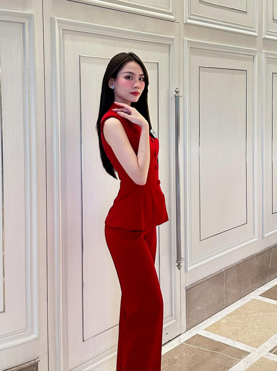 Mai Phương trong phần thi phỏng vấn kín.