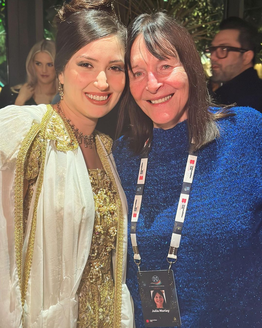 Imen Mehrzi từng đăng quang danh hiệu Miss World Tunisia 2023 và giành quyền đại diện quốc gia tham dự Hoa hậu Thế giới lần thứ 71 ở Ấn Độ.