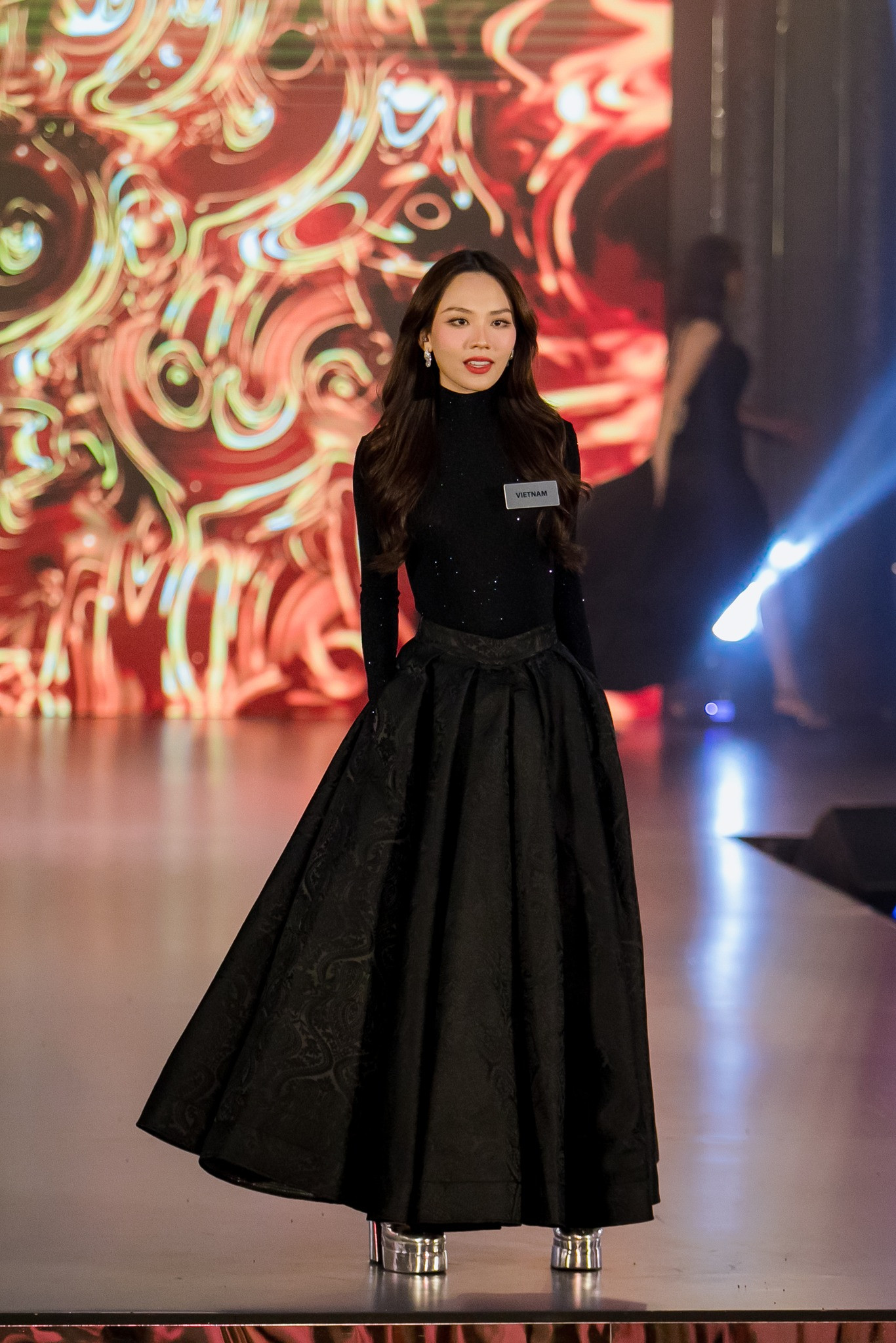 Mai Phương trong phần thi Top Model.