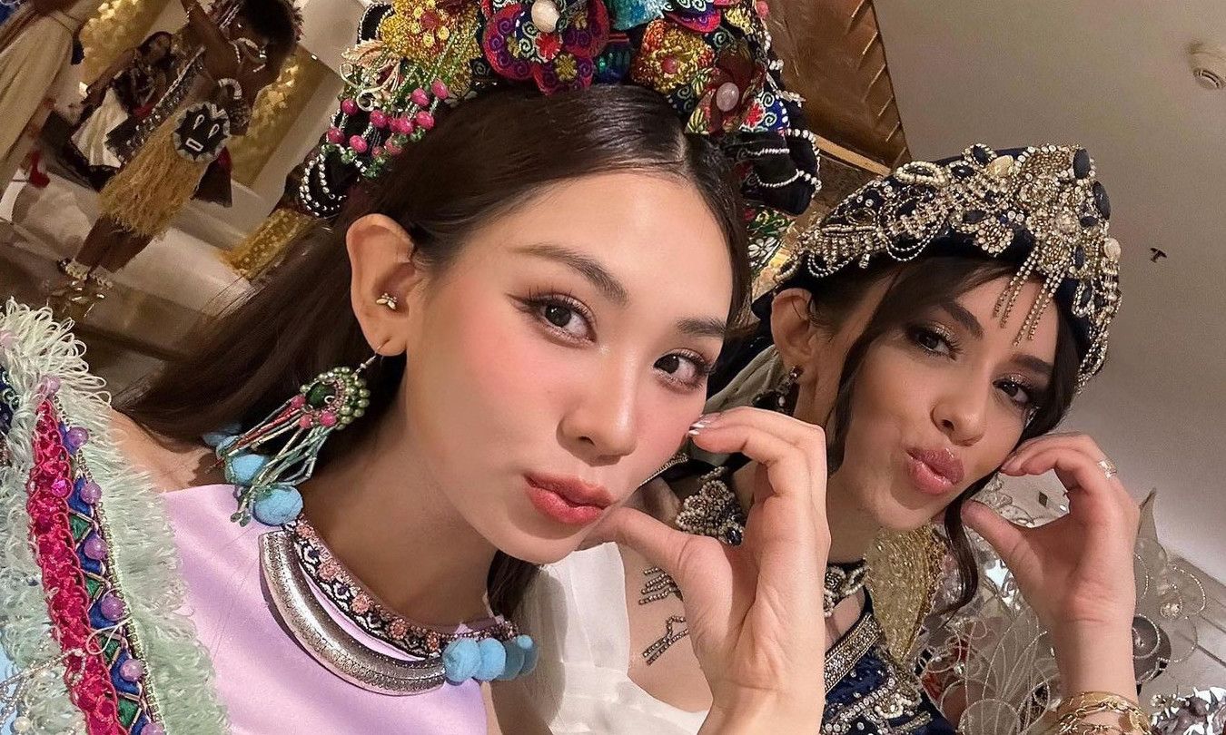 Mai Phương và các thí sinh tại Hoa hậu Thế giới 2024.