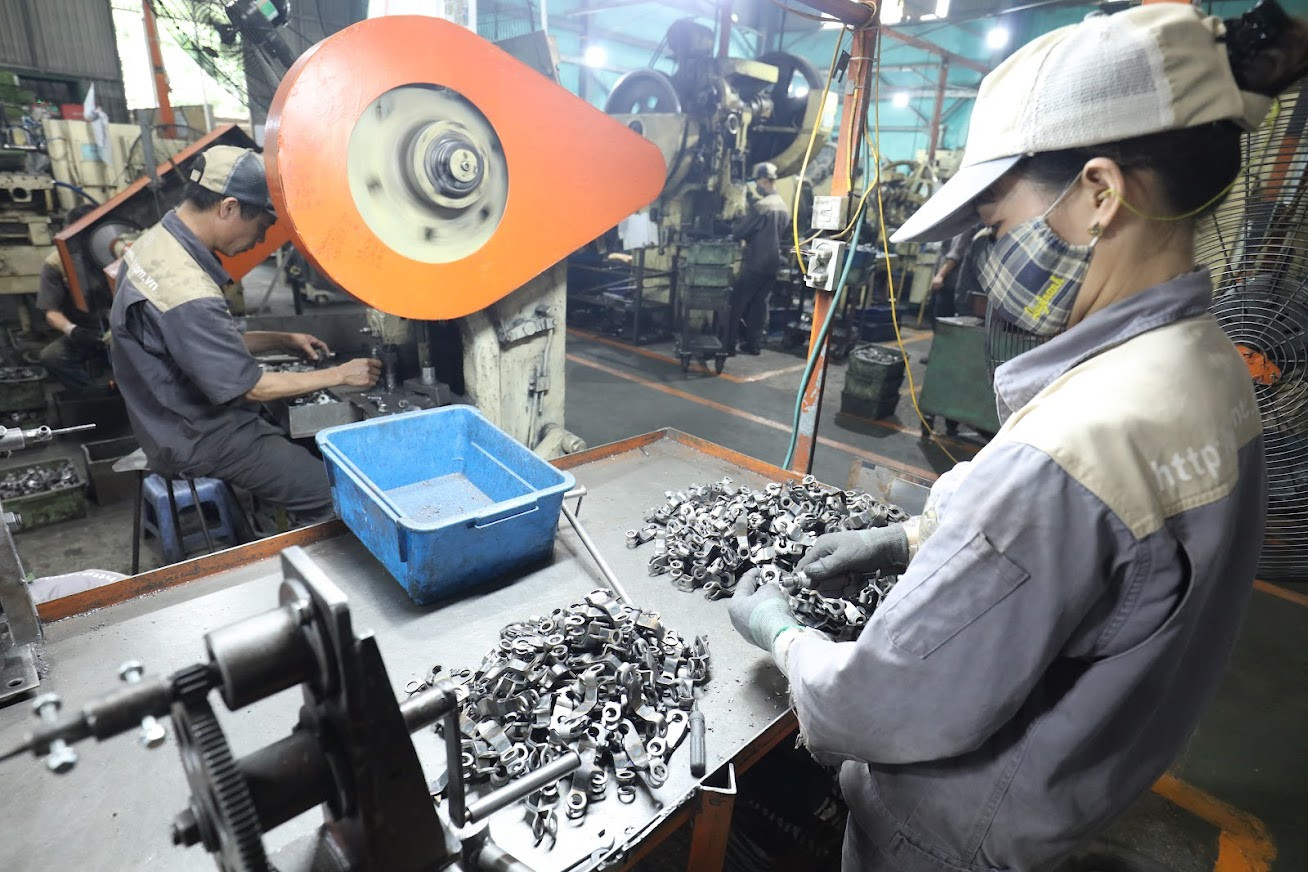 Các doanh nghiệp cho rằng, việc linh hoạt về chính sách, tăng khả năng tiếp cận vốn sẽ giúp doanh nghiệp công nghiệp hỗ trợ phát triển tốt hơn. Ảnh: Như Ý