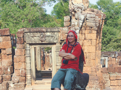 Nguyễn Thụ Nhân tại Campuchia năm 2010