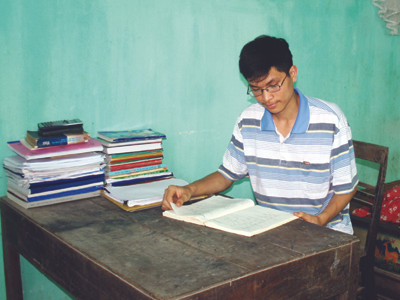 Nguyễn Văn Kỳ - Thủ khoa ĐH KHTN - ĐHQG Hà Nội. Ảnh: N.T