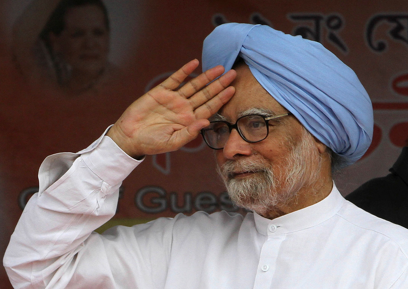 Cố Thủ tướng Ấn Độ Manmohan Singh trong một sự kiện năm 2014. (Ảnh: AP)