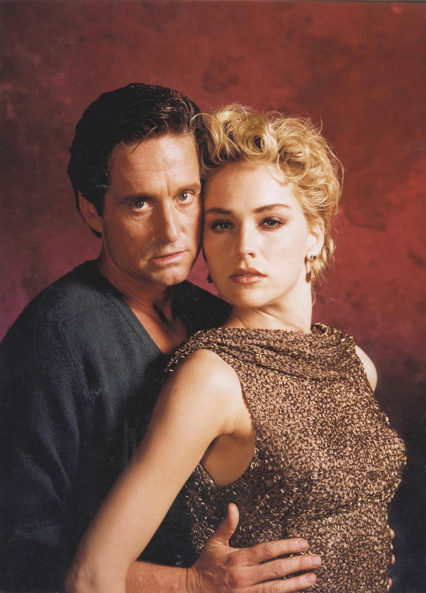 Sharon Stone và Michael Douglas gây tiếng vang khi đóng chung phim "Basic Instinct" năm 1992