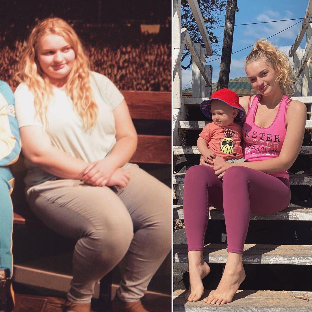 Thân hình thon thả của bà mẹ 1 con sau khi đã giảm tới 63kg